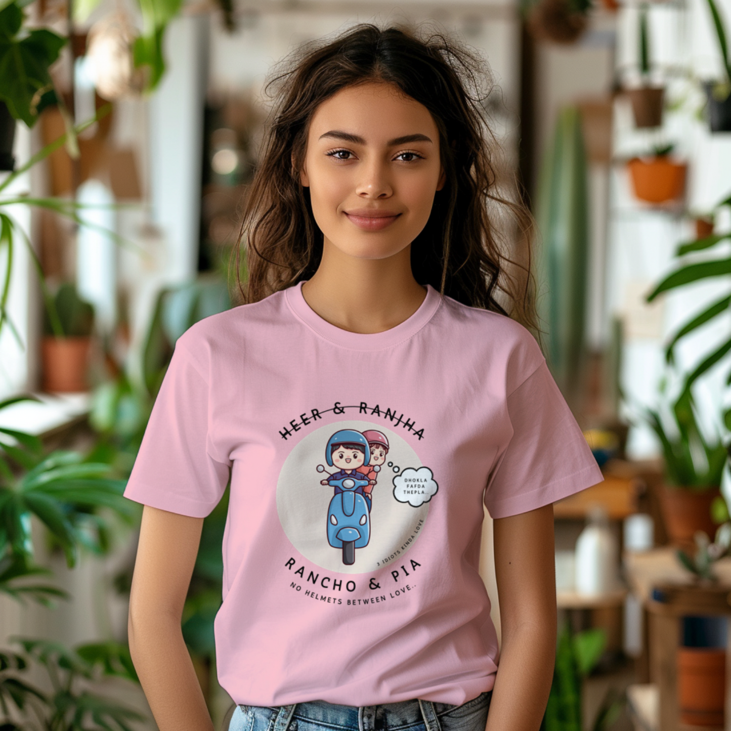 3 Idiots Love (Women) T-Shirt by HUSTLE CLAN