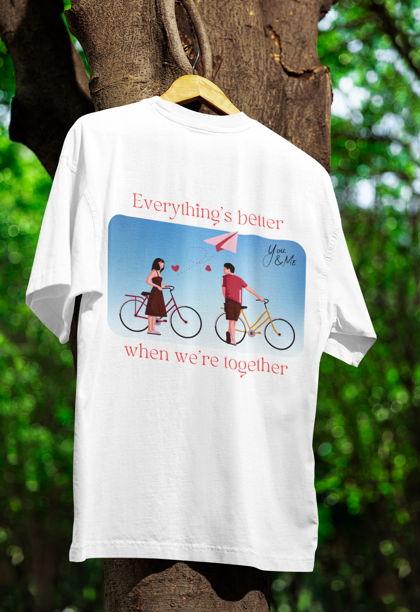 Better Together (Men) Couple T-shirt by HUSTLE CLAN
