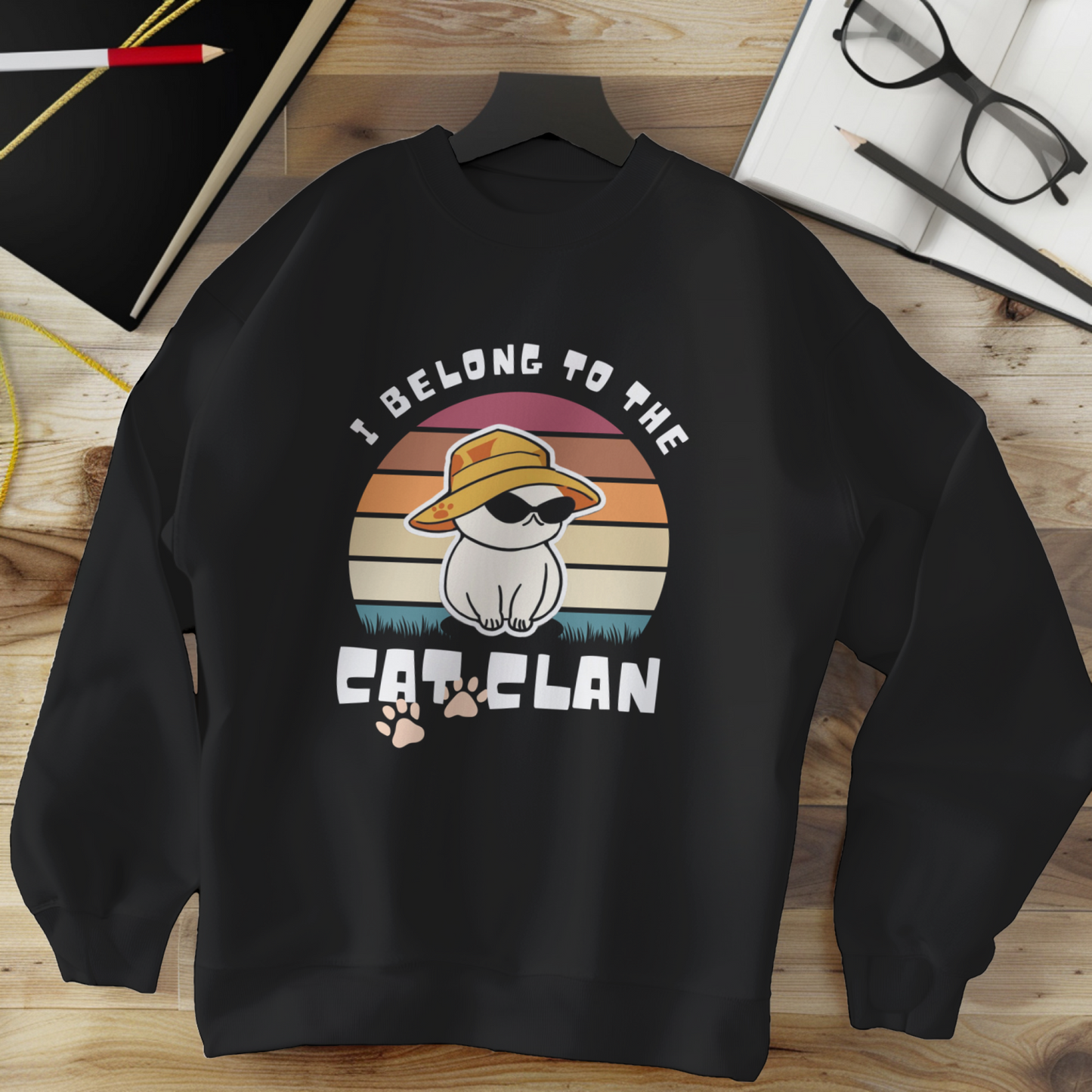 Cat Clan Unisex Sweatshirt by HUSTLE CLAN