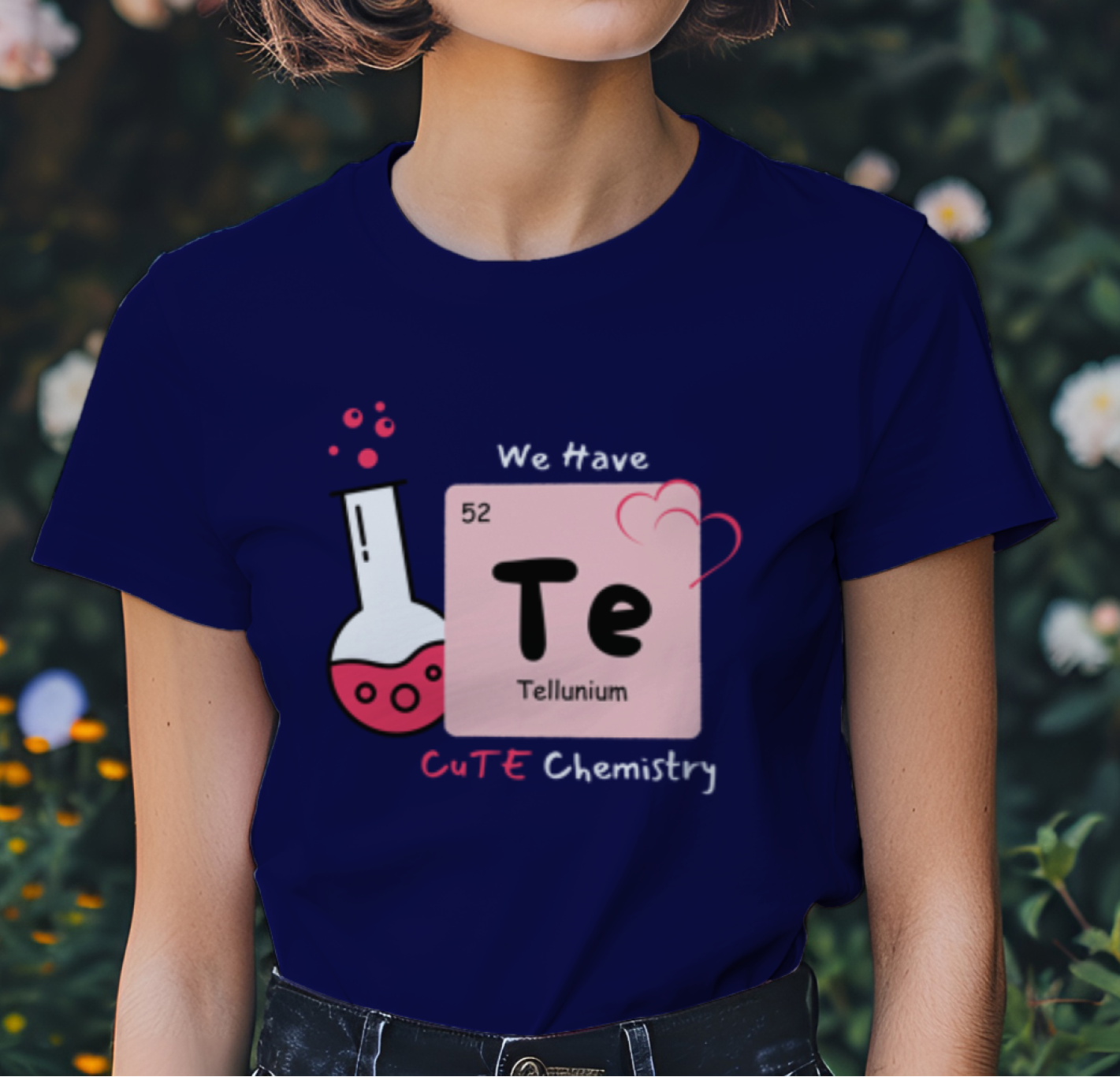 CUTE CHEMISTRY (Women) T-shirt by HUSTLE CLAN