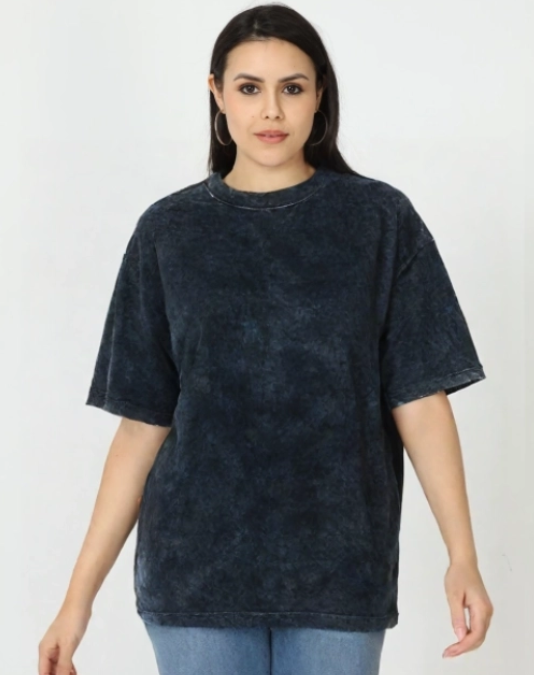 Acid Wash Unisex Oversized T-shirt by HUSTLE CLAN