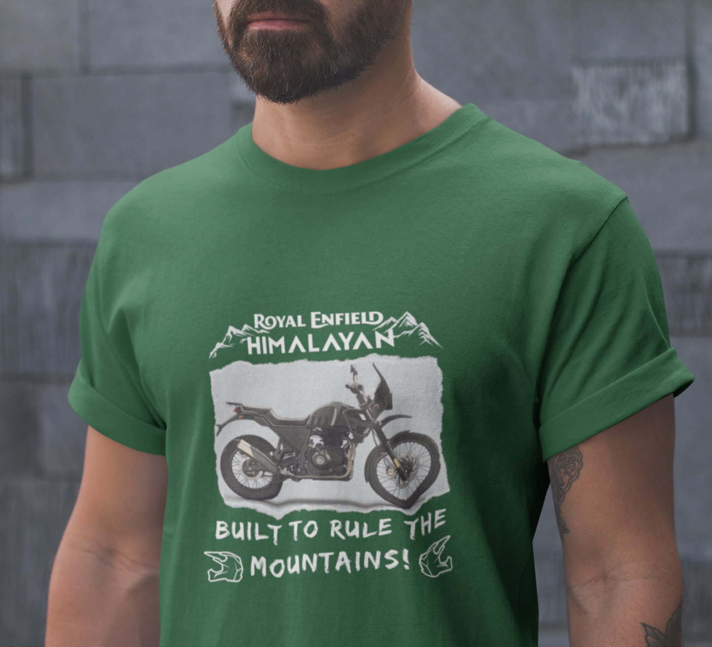 Royal Enfield HIMALAYAN T-shirt by HUSTLE CLAN