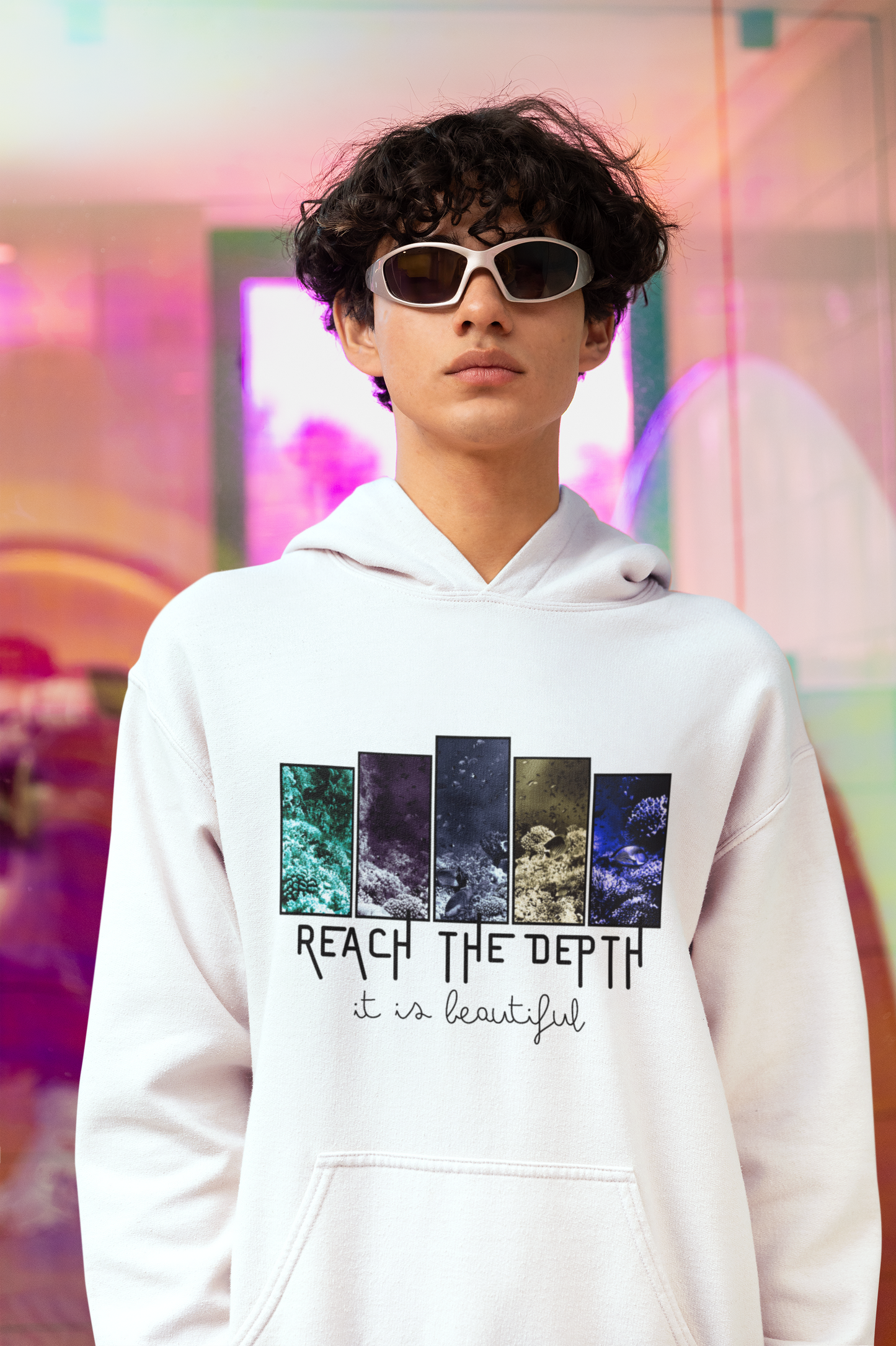 Reach the Depth Unisex Hoodie by HUSTLE CLAN