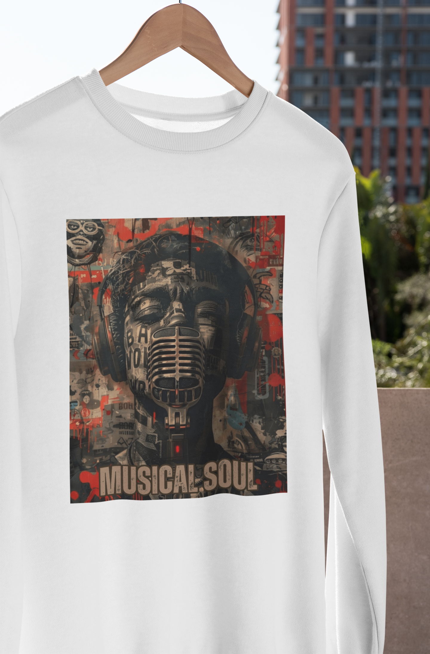 Musical Soul UNISEX Sweatshirt by HUSTLE CLAN