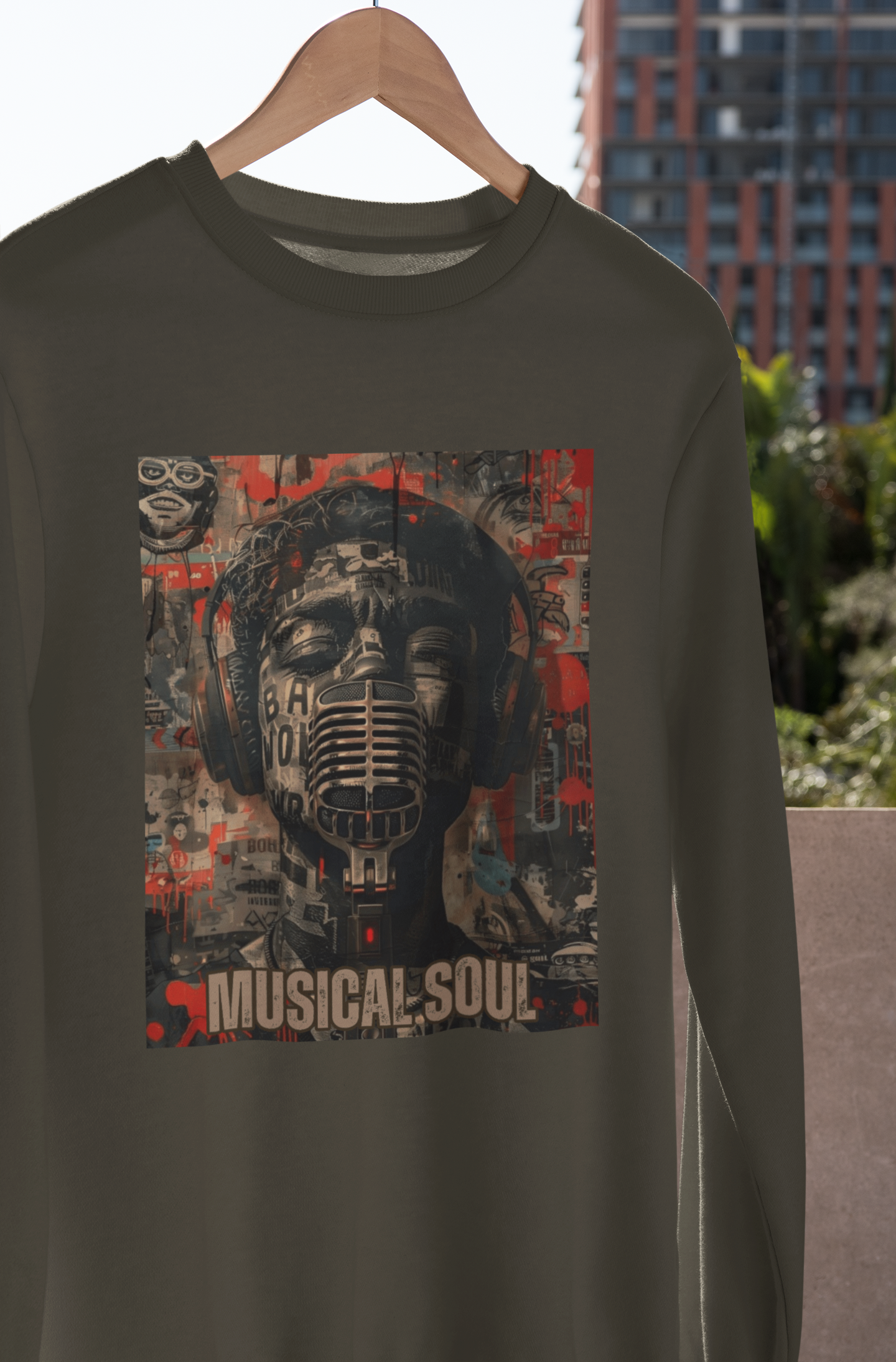 Musical Soul UNISEX Sweatshirt by HUSTLE CLAN