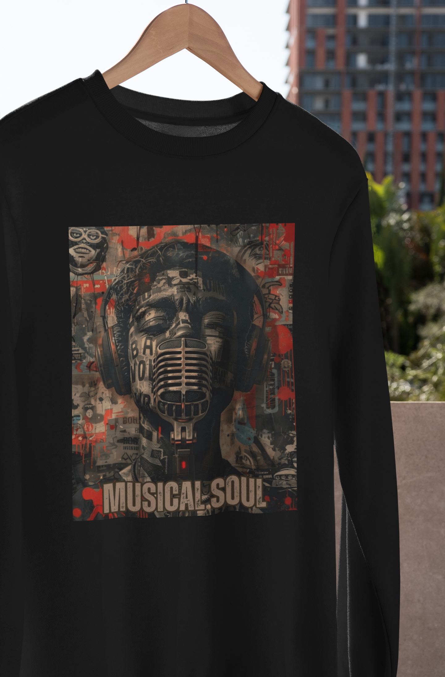 Musical Soul UNISEX Sweatshirt by HUSTLE CLAN