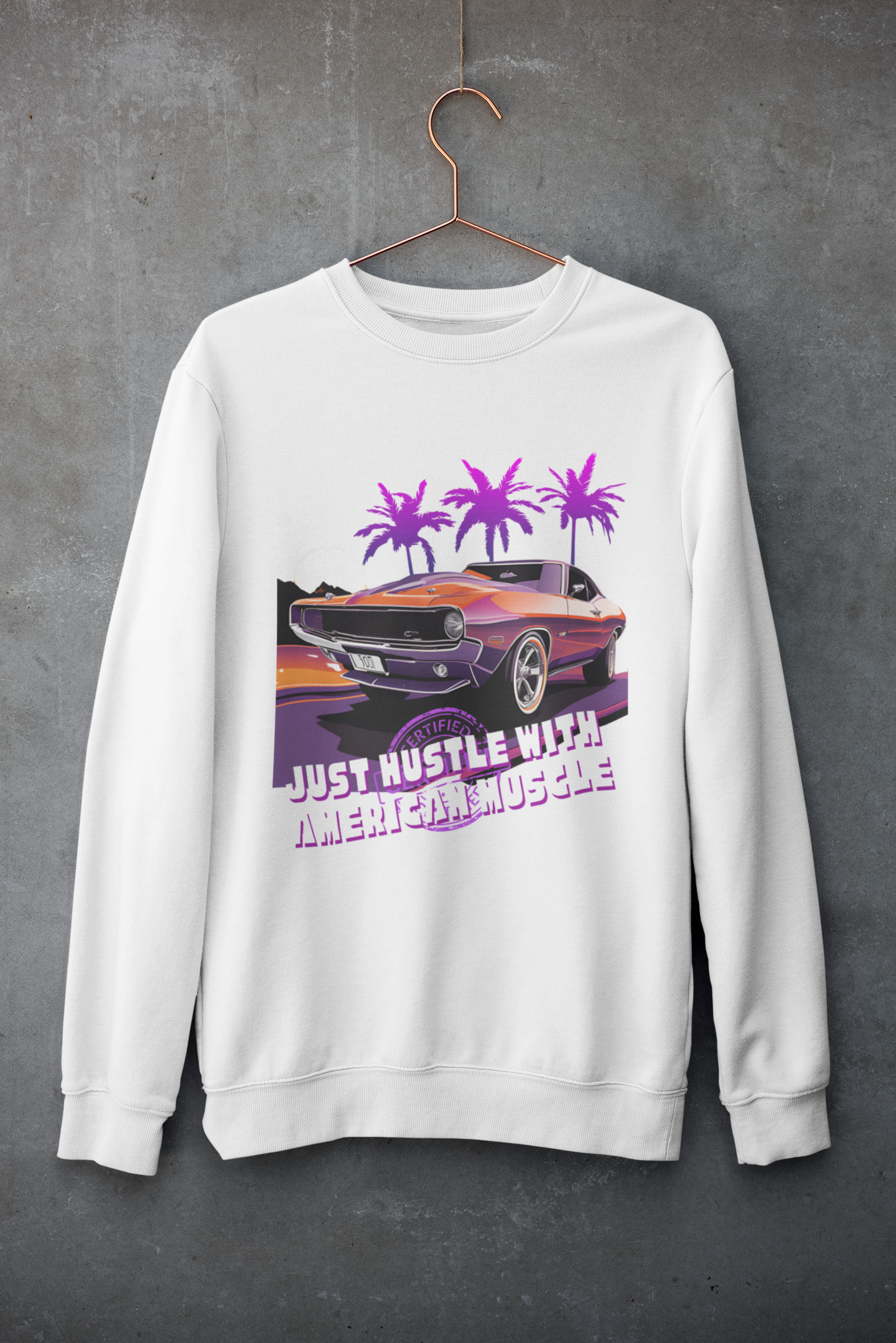 American Muscle Sweatshirt by HUSTLE CLAN