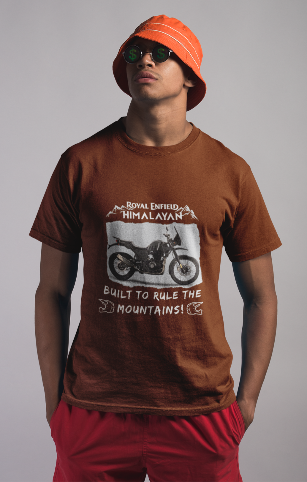 Royal Enfield HIMALAYAN T-shirt by HUSTLE CLAN