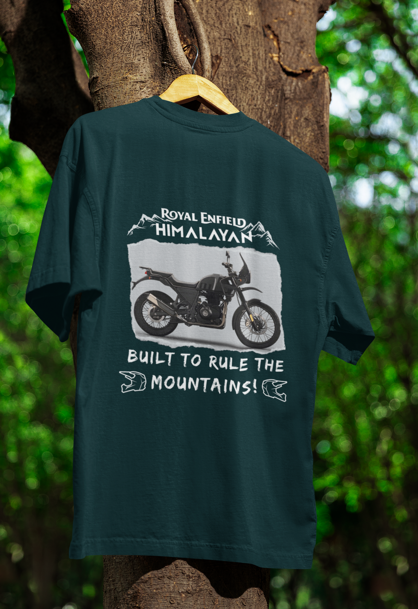 Royal Enfield HIMALAYAN T-shirt by HUSTLE CLAN