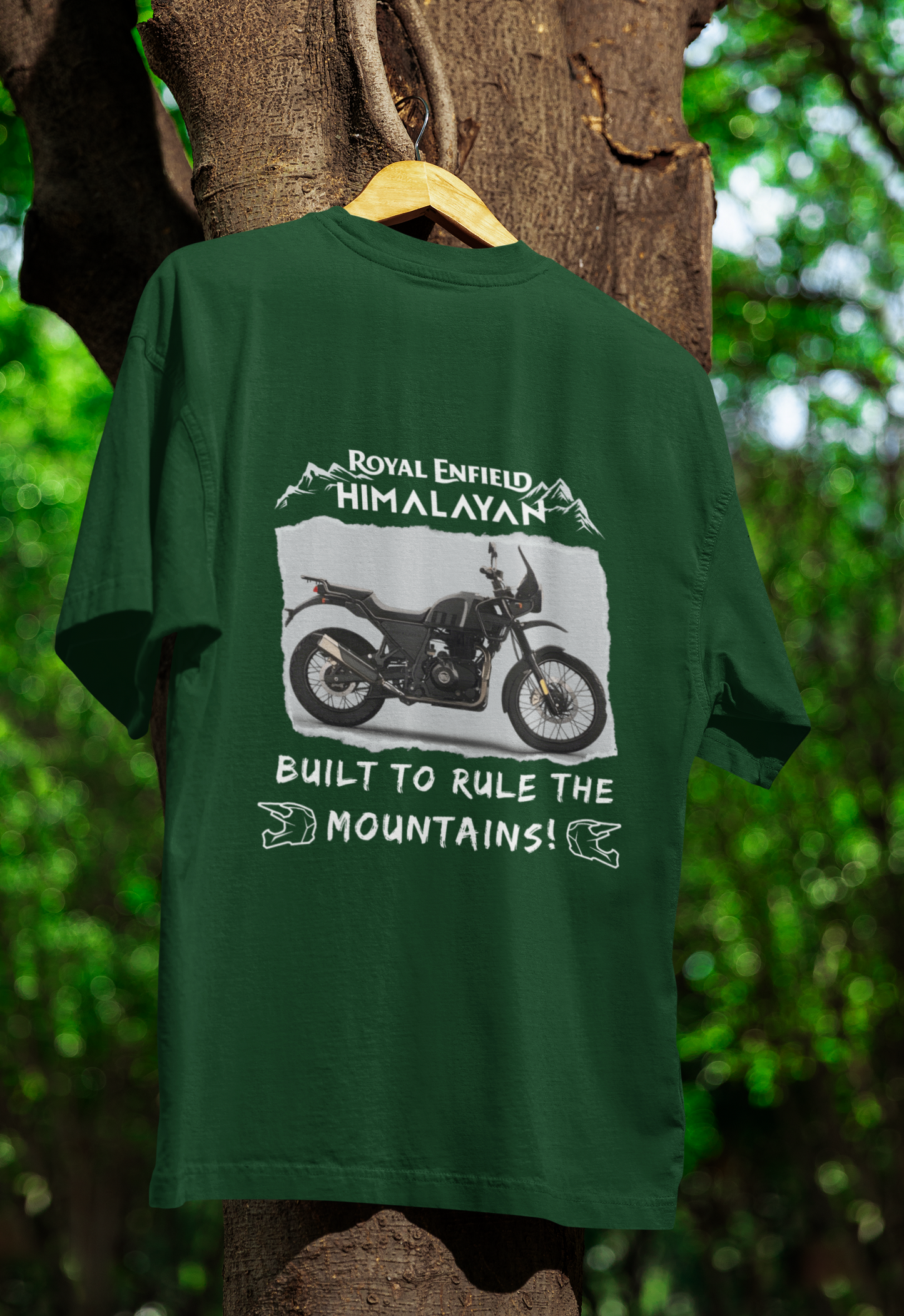 Royal Enfield HIMALAYAN T-shirt by HUSTLE CLAN