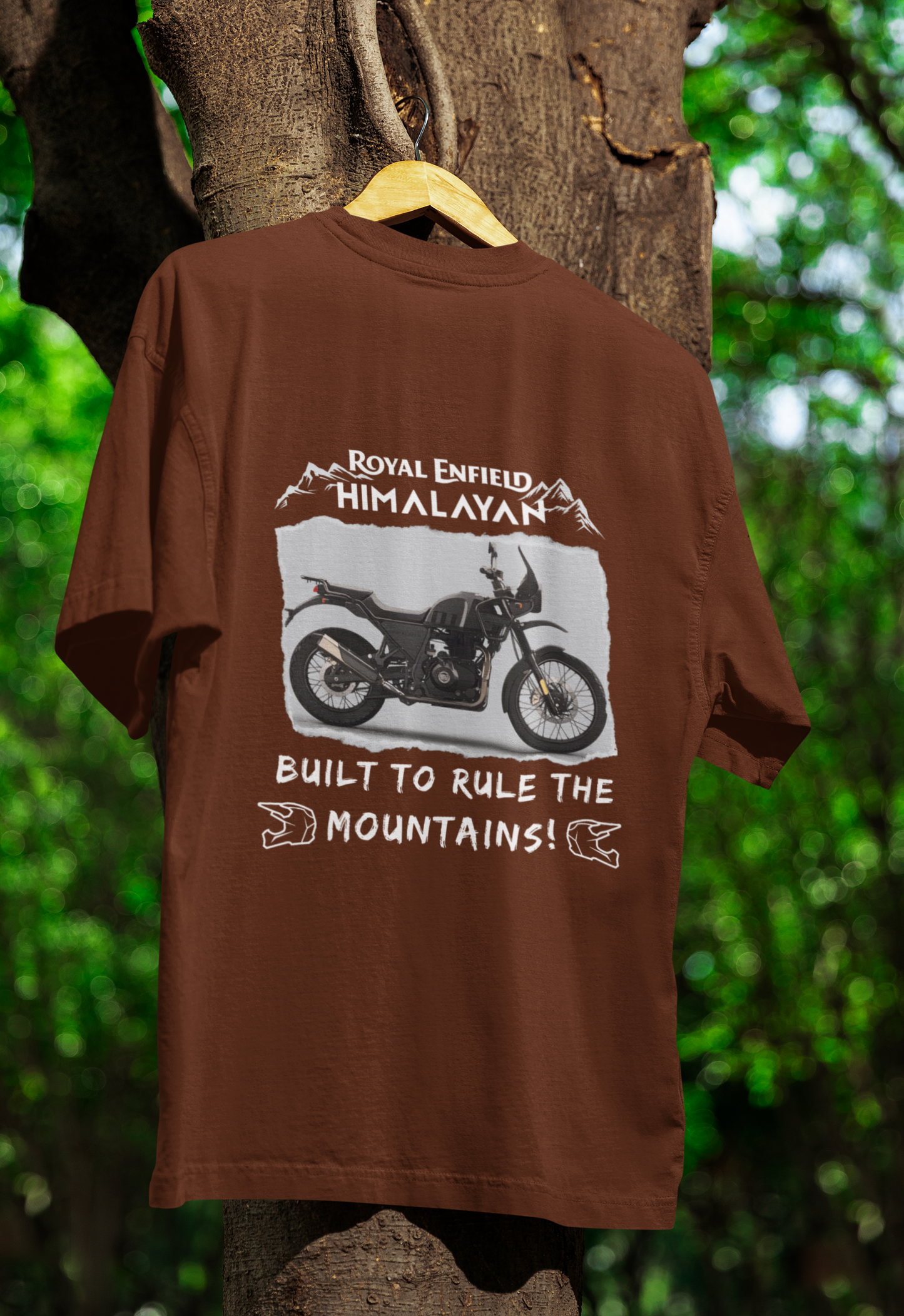 Royal Enfield HIMALAYAN T-shirt by HUSTLE CLAN