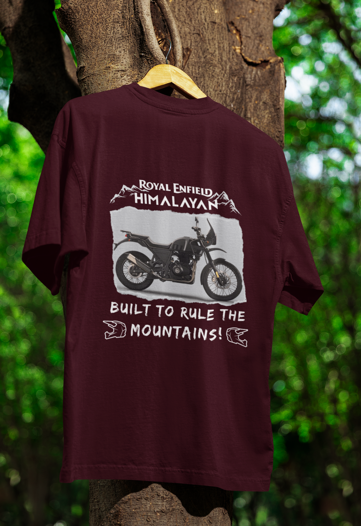 Royal Enfield HIMALAYAN T-shirt by HUSTLE CLAN