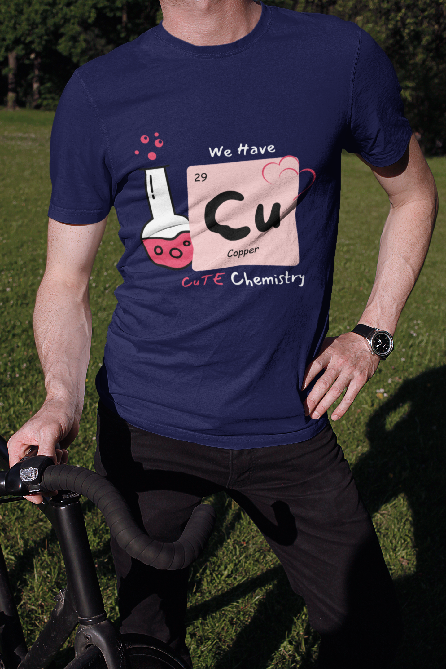 CUTE CHEMISTRY (Men) T-shirt by HUSTLE CLAN