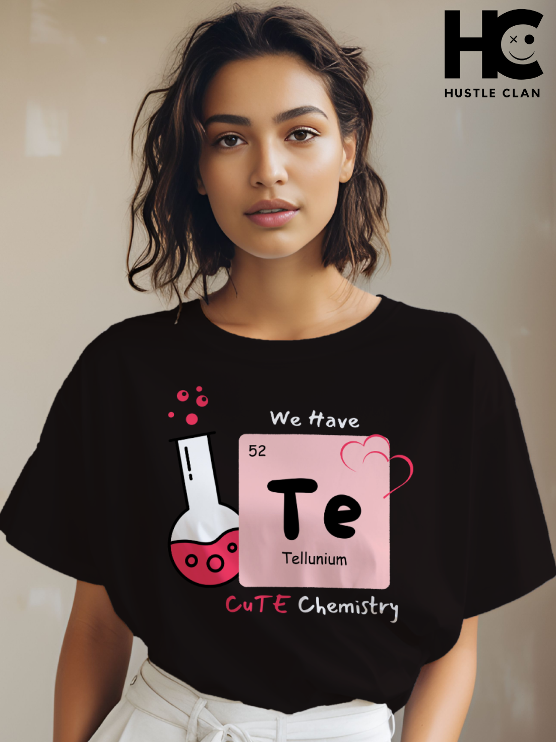 CUTE CHEMISTRY (Women) T-shirt by HUSTLE CLAN