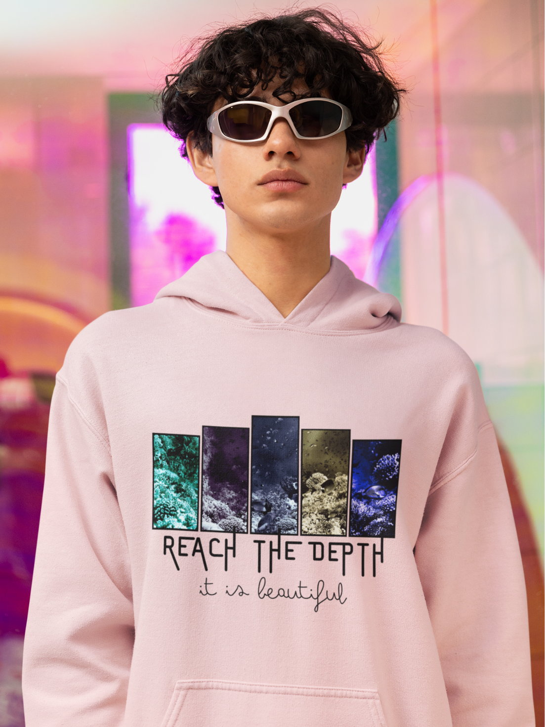 Reach the Depth Unisex Hoodie by HUSTLE CLAN