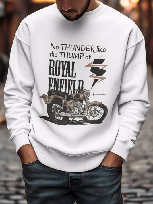 Royal Enfield Sweatshirt by HUSTLE CLAN