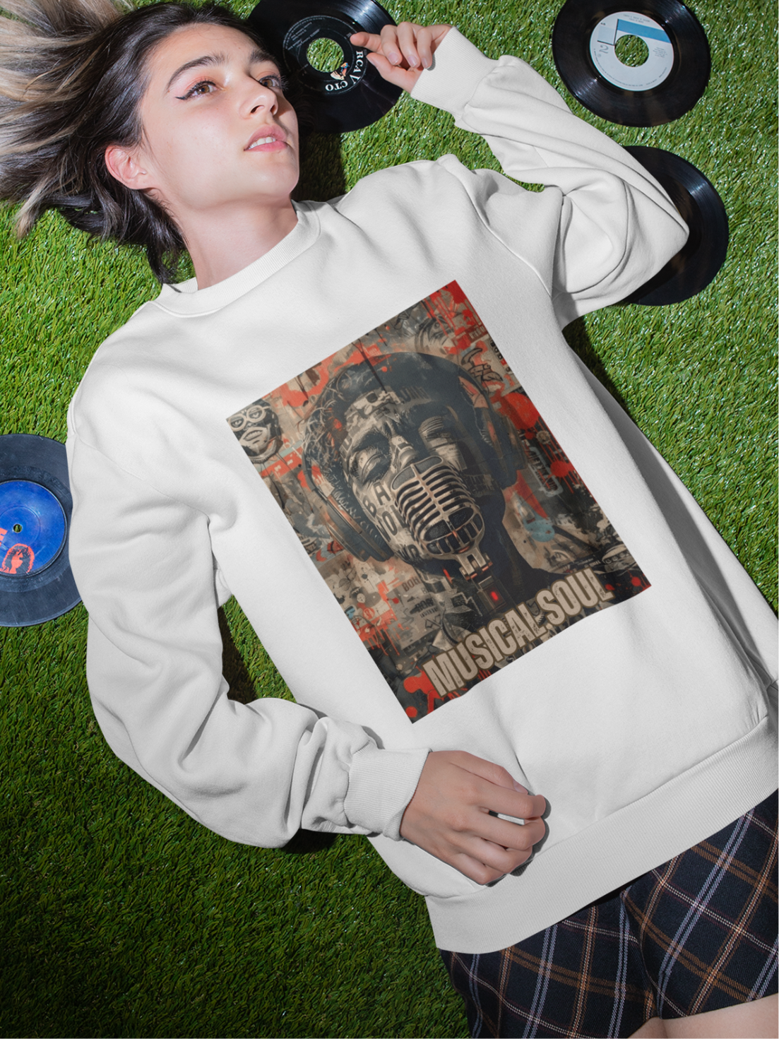 Musical Soul UNISEX Sweatshirt by HUSTLE CLAN